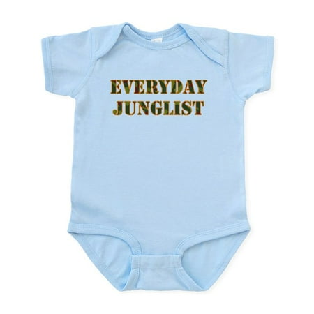 

CafePress - Everyday Junglist (Orange Border) Infant Bodysuit - Baby Light Bodysuit Size Newborn - 24 Months