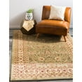thumbnail image 2 of Unique Loom Tapis de Voyage Design Complexe 3' 3 x 5' 3 Rectangle Vert/ivoire, 2 of 2