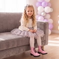 thumbnail image 6 of LuckLilac Kids Combat Boots Girls Classic Ankle Booties Side Zipper Waterproof Shoes for School Outdoor,Pink 1M, 6 of 7