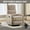 khaki, variant on Heat Massage Recliner Chair, Manual Rocker Swivel Recliner with Lumbar Heat, 360° Swivel Chenille Recliner for Living Room, 8-Point Vibration Massage, White Comfort Chair, 155° Recline