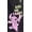 Black Wash, variant on Lilo and Stitch Girls Halloween Graphic Wide-Leg Sweatpants, Sizes 4-16