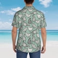 thumbnail image 3 of Lsque Retro Rooster4 pattern Hawaiian Shirt for Men, Unisex Summer Beach Casual Short Sleeve Button Down Shirts-, 3 of 9