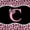 Black Pink C, variant on Manfei Leopard Print Bow Letter A Twin Bedding Sets for Girls, Black Pink Initial Bedding Comforter Set, Black Reversible, 7pcs