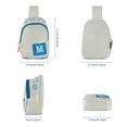 thumbnail image 4 of URSOFINE Color Block Sling Bag - Lightweight Crossbody Chest Bag for Outdoor & Daily Use, 4 of 7