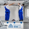 thumbnail image 4 of Telescoping Plank, Aluminum Plank, Scaffolding Planks 440lbs Capacity, Aluminum Walk Board with Skid-Proof Platform Scaffold Ladder Accessory, 4 of 8