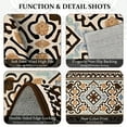 thumbnail image 5 of TECHVIDA Kitchen Rugs 4 Piece Set,Non Slip Machine Washable Kitchen Mats,Boho Vintage Abstract Kitchen Carpet for Farmhouse Living Room Hallway, 5 of 8