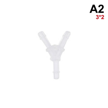 

(Type A2) 1pcs Plastic Y shape ink tube connector for TX800 XP600 DX5 DX7 printhead Hose pipe fitting ink tubing adapter clip 6X4mm 5X3MM