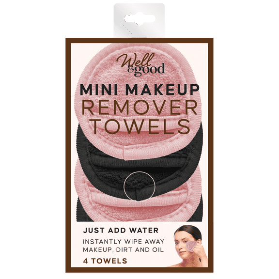 Makeup Remover Mini Towels 4pk