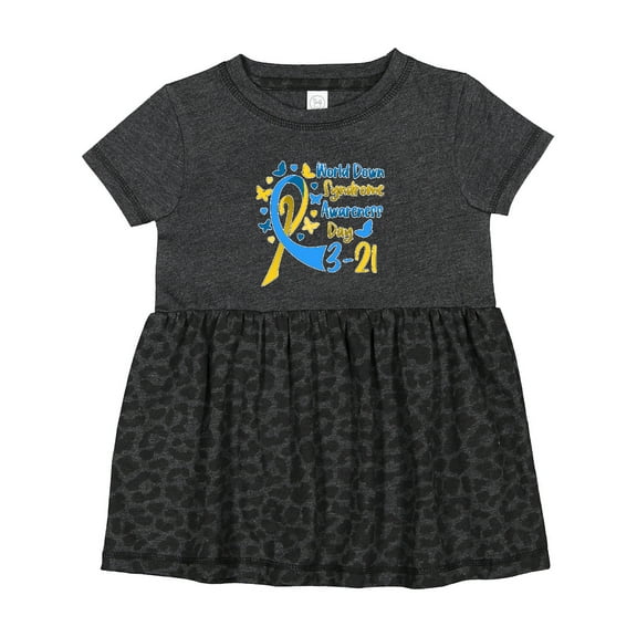 Inktastic World Down Syndrome Awareness Day 3-21 Girls Baby Dress