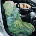 thumbnail image 2 of Uorisanigo Sweating Car Seat Cover for Post Gym Workout Easy to Install Hawaiian Palm Leaf Athletic Running Towel Seat Car Accessories Sweat Towel Seat Covers Bucket, 2 of 8
