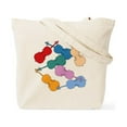 thumbnail image 2 of CafePress - Colorful Cellos Tote Bag - Unisex Canvas Tote Bag, Beige, 1-Piece, 2 of 8