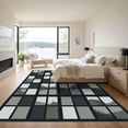 thumbnail image 3 of ODIKA 8'x10' Machine Washable Non-Slip Area Rug, Farmhouse Gray High Traffic Rug, Gray, 973086, 3 of 7