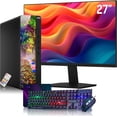 thumbnail image 1 of AXOII RGB Desktop PC ~ 27" Inch Monitor ~ Intel Core i5 processor upto 4.0GHz 16GB DDR4 RAM 256GB SSD WiFi Bluetooth Windows 11 Pro Refurbished, 1 of 6