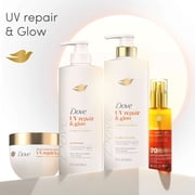 Dove Damage Therapy Conditioner Repairs 99% of UV Hair Damage UV Repair & Glow With Ferulic Serum 18 fl oz