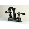 thumbnail image 3 of Fauceture FSY7616AL English Classic 4 in. Centerset Bathroom Faucet with Retail Pop-Up, Naples Bronze, 3 of 4
