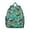 Blue-green-23, variant on Starry Student Backpack – Gothic Celestial Moon Astrology Print With Starry Night Cosmic Mystical Spiritual Golden Witchy Pattern