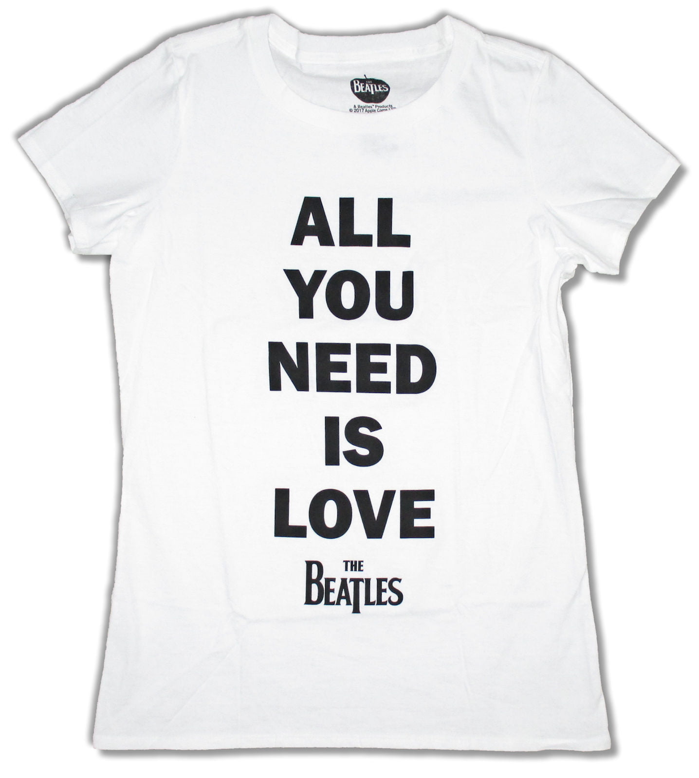 Love is All You Need Beatles Graphic Short Sleeve Printed T Shirt Tee Tshirt 