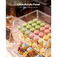 thumbnail image 3 of VEVOR Bakery Display Case, 4-Tier Commercial Countertop Pastry Display Case, Clear Acrylic Bread Box for Kitchen, Party Cake Cabinet with Magnetic Rear Door for Cookie Dessert Donut,20.9"x17.1"x16.3", 3 of 9