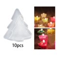 thumbnail image 3 of 10 Uds. de portavelas transparentes para velas de té, resistentes al calor, tazas para velas, molde para aniversario, regalo de boda, decoraciones de árbol de Navidad Baoblaze Porta vela, 3 of 8