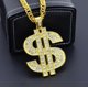 thumbnail image 3 of Chain For Men With Dollar Sign Pendant Necklace, Hip Hop Dollar Necklace, 3 of 4