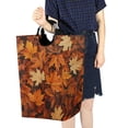 thumbnail image 4 of Yayeee Freestanding Laundry Hamper with Handle Collapsible Large Storage Basket for Clothes, Fall Pattern, 4 of 7
