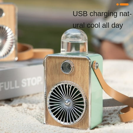 

Protable Desk Fan Last for 3-6 Hours for Home Office Car Outdoor Travel Hanging Speed Adjustable Cooling Fan Computer Mini Personal Fan Silent USB Rechargeable with Strap Little Upgraded Table Fan