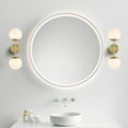 Light Society Zeno Globe 2Light Wall Sconce