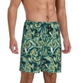 thumbnail image 2 of Pofeuu Octopus Print Men's Soft Woven Elastic Waistband Sleep Pajama Short-Medium, 2 of 6
