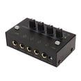 thumbnail image 4 of 4 Way Headphone Amplifier Home Audio Amplifier Stereo Receivers Metal Stereo Audio Amplifier For Studio Stage Applications 100‑240V UK Plug, 4 of 9