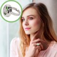 thumbnail image 3 of Anillo abierto Anillo Ajustable Difusor de aceite esencial Moda Accesorio de disfraces, 3 of 6