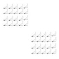 thumbnail image 1 of relayinert Pinces de Nappe Multifonctions Sécurise Polyvalent et Durable Durable ABS Pinces de Table Pince Transparente 20PCS 2Set, 1 of 6