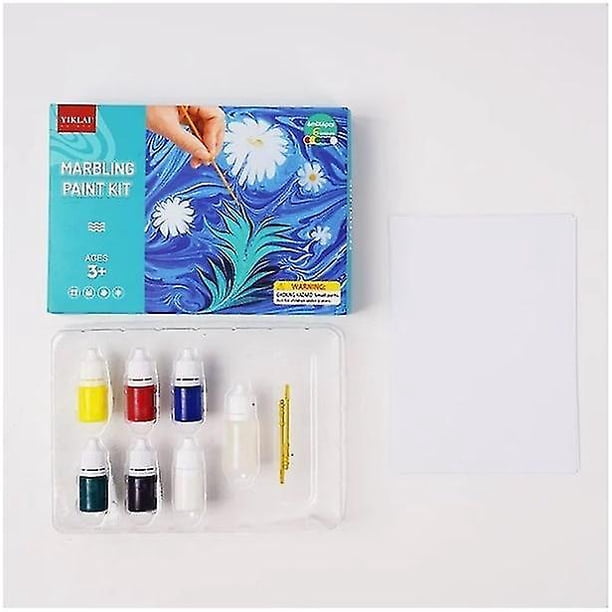Beanewone Kit De Pintura Sobre Agua – Manualidades Para Niños De 6 A 12 Años, Efecto Marmolado