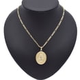 thumbnail image 2 of Women Jesus Pedant Necklace Chain 24 Inches 18kt Real Gold Plated Layered, 2 of 5