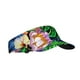 thumbnail image 1 of Fotbe Colorful Flowers Visera Deportiva con Diseño, Gorra Abierta Ajustable de Algodón para Mujer y Hombre, 1 of 7