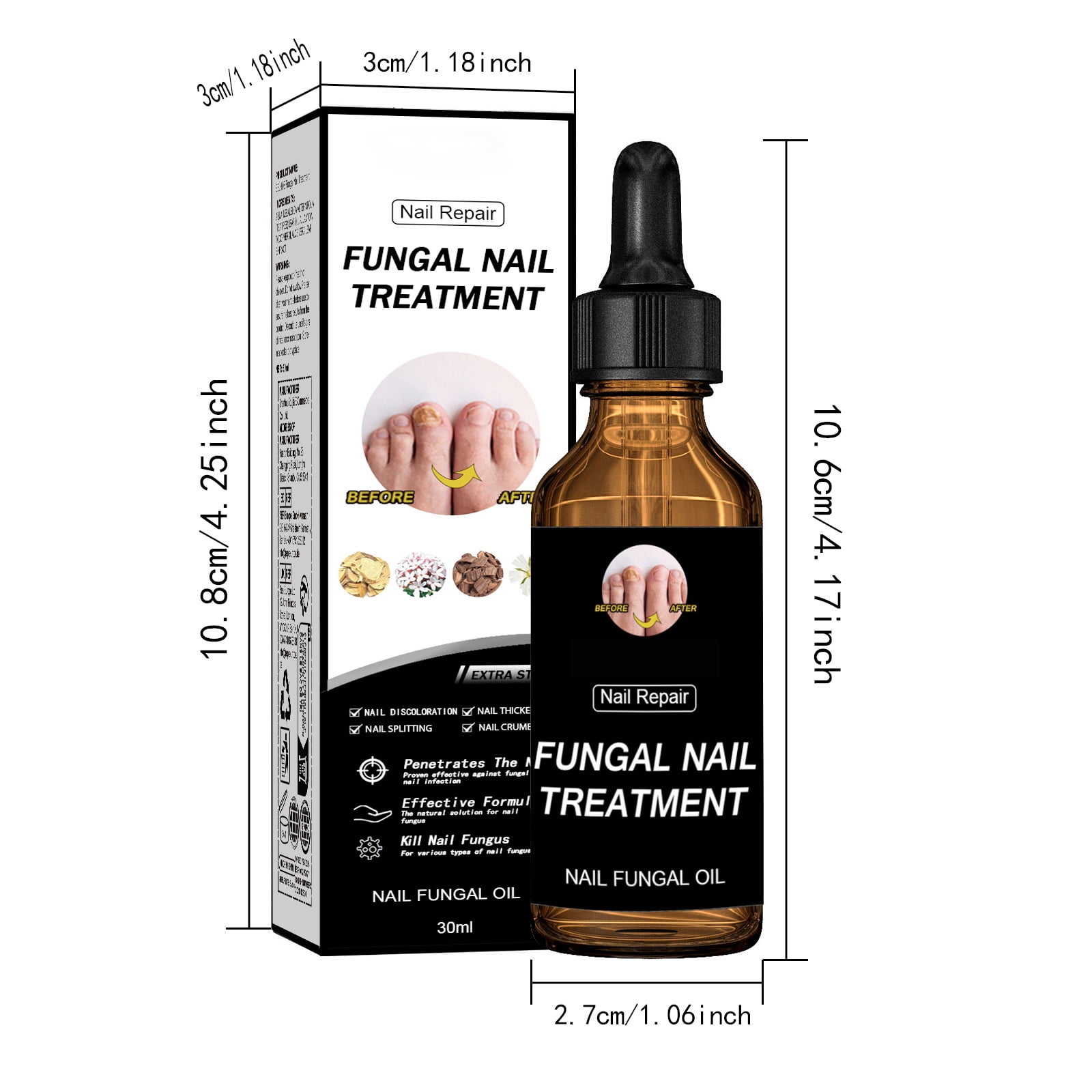 Alvantor Nail Fungus Treatment, Nail Repair Oil Moisturizing and Daily Care, 1fl.oz