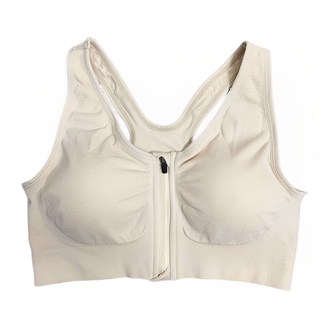 Jumpingount Camiseta sin mangas suave, ligera, resistente a los golpes, cómoda carpeta de pecho, correas fijas, carpetas de pecho, deportes de Prendas para la parte del cuerpo Color de piel Jumpingount AP017283-04