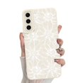 thumbnail image 1 of Funda de teléfono MZELQ de silicona blanca con estampado floral para Samsung Galaxy S22, 1 of 6