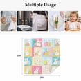thumbnail image 4 of Spring Easter Cloth Napkins, Plaid Bunny Eggs Checkered Farmhouse Washable and Reusable Dinner Napkins Set of 8, Table Napkin for Kitchen Party Birthday Wedding Hotel Housewarming 20"x20", 4 of 8