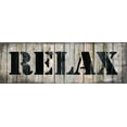 thumbnail image 2 of LightBoxJournal 32x13 Gold Ornate Wood Framed with Double Matting Museum Art Print Titled - Country Sign 3, 2 of 4