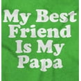 thumbnail image 2 of Cute My Best Friend Is My Papa Toddler Boy Girl T Shirt Infant Toddler Brisco Brands 12M, 2 of 6
