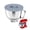 grey, variant on 5 Quart Stainless Steel Mixer Bowl Set Compatible with KitchenAid 4.5-5 Quart Tilt-Head Stand Mixers (5 Quart Bowl＋White Cover）