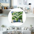 thumbnail image 5 of BANET Set of 2, Short Plush Leaves Pillow Cover for Home, Sofa, , . 12x12in, 5 of 7