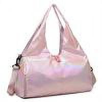 Bolso de hombro Ndcxsfigh impermeable nacarado con múltiples bolsillos para exteriores