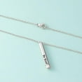thumbnail image 5 of Be Kind Of A B Necklaces For Women, To Best Friends Sorority Sisters Inspirational  Tubes Pendant With Hidden Message Stainless Steel Band Friendship Gift Jewelry, 5 of 7