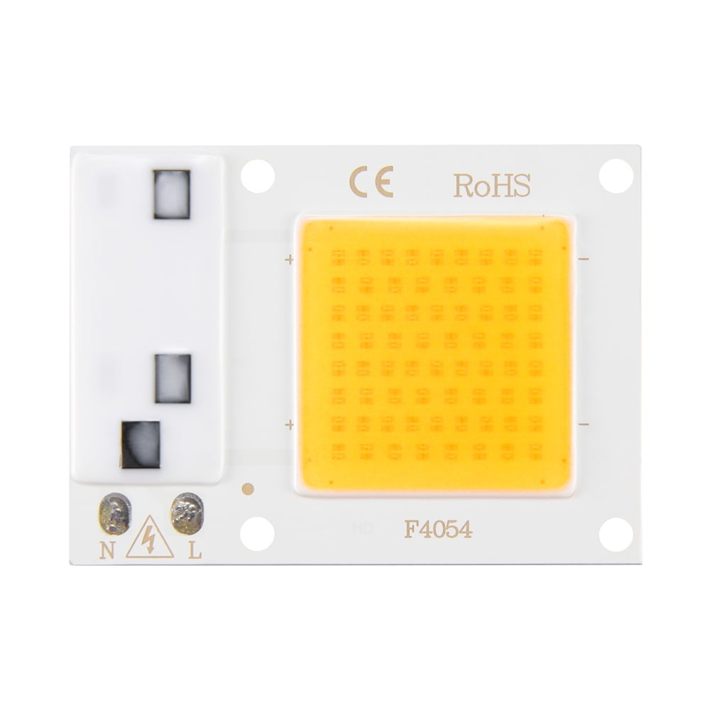 Smart IC Driver LED light Bulb 110V 220V COB Chip Bead FloodLight 20/30/50W Lamp 