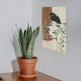 thumbnail image 7 of JEUXUS Flower Hat Metal Art Hanging Sign 8x12in, 7 of 7