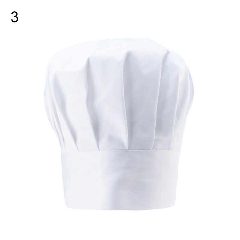 Restaurant Catering Classic Chef Hat Mushroom Style Cooking Cap Adjustable 1PC 