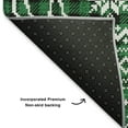 thumbnail image 5 of Addison Rugs Mayfield Premium Machine Washable Transitional Holiday Green Rectangle Rug, 2'6" x 3'10", 5 of 7