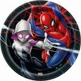 thumbnail image 3 of Spiderman Birthday Party Supplies Bundle includes 16 Paper Plates 7", 16 Paper Plates 9", 16 Paper Napkins 6.5", 1 Dinosaur Sticker Sheet, 3 of 4