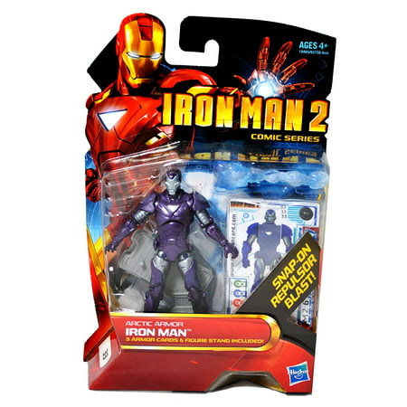 2 Comic Series 4 Inch Action Figure #33 Arctic Armor, 3 3/4-inch Iron Man Arctic Armor Comic Book Action Figure is loaded with articulation and.., By Iron